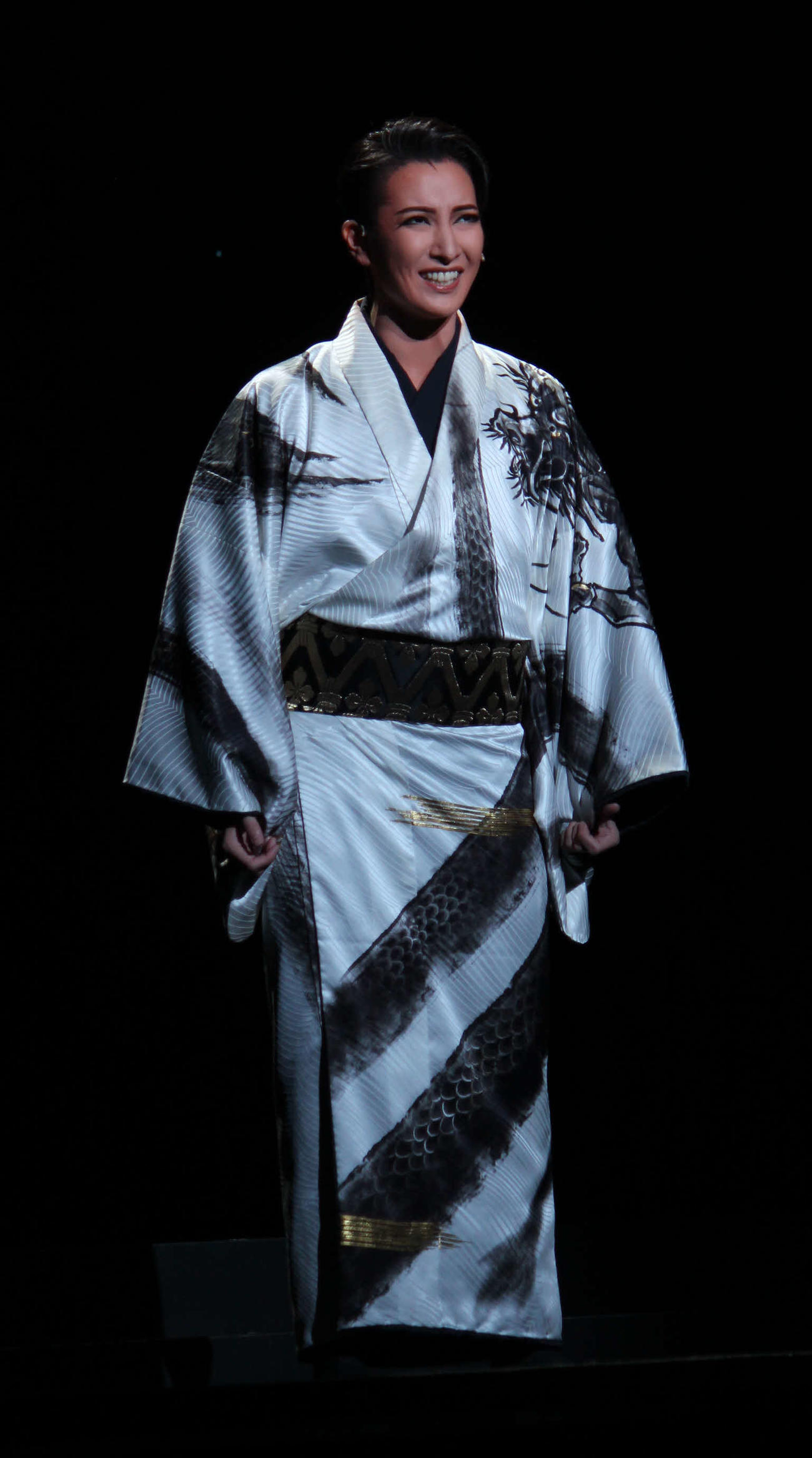 谷崎潤一郎の名作をミュージカル化した作品で、バウ初主演した帆純まひろ（撮影・村上久美子）