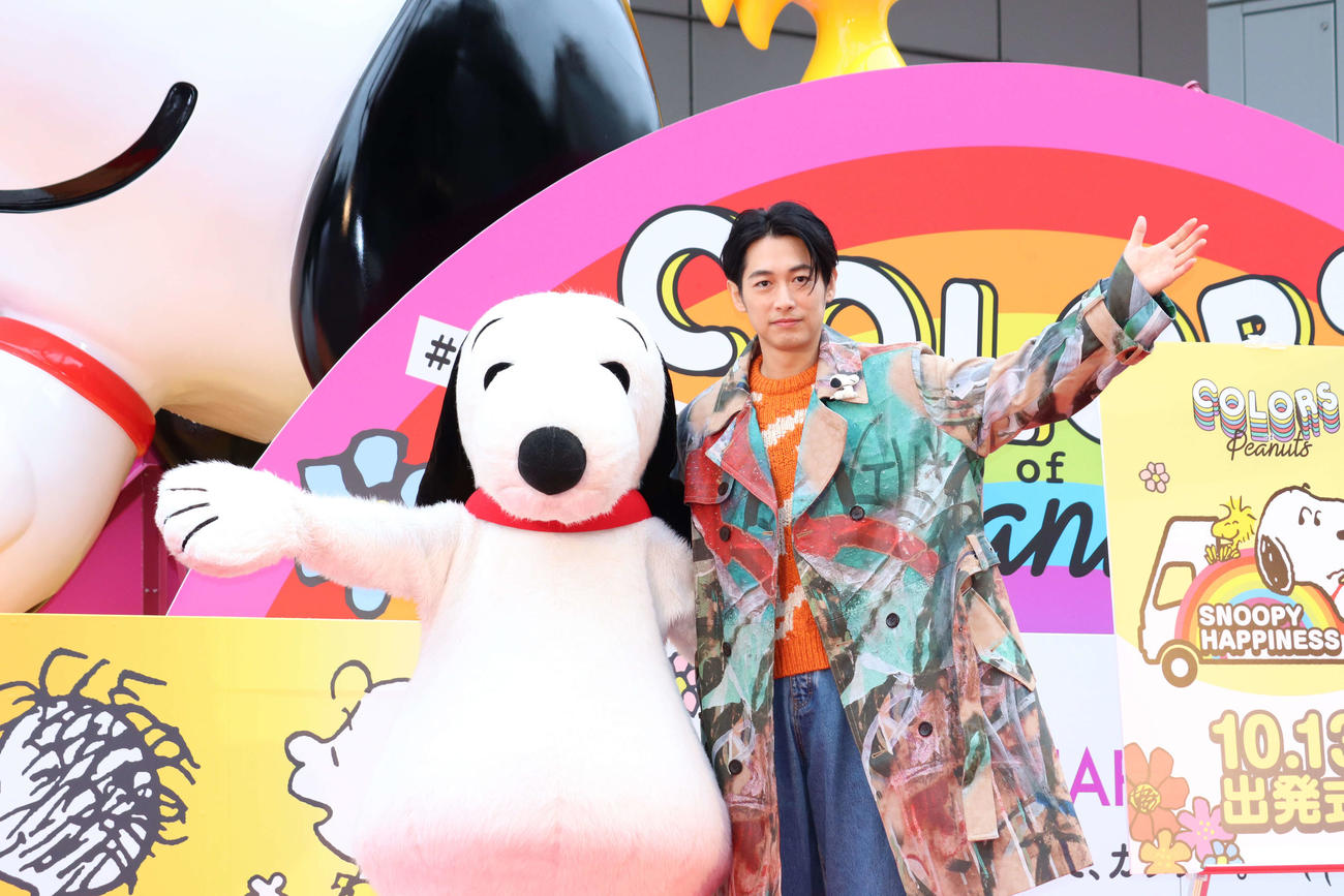 ディーン・フジオカ「今が第何形態なのかはわからないですけど」スヌーピーをイジり笑い誘う - 芸能写真ニュース : 日刊スポーツ