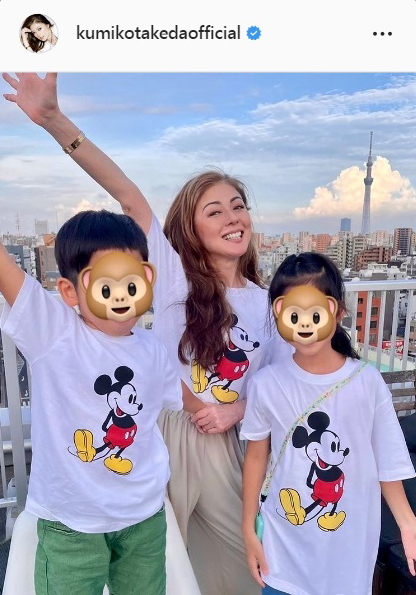 武田久美子のインスタグラムより