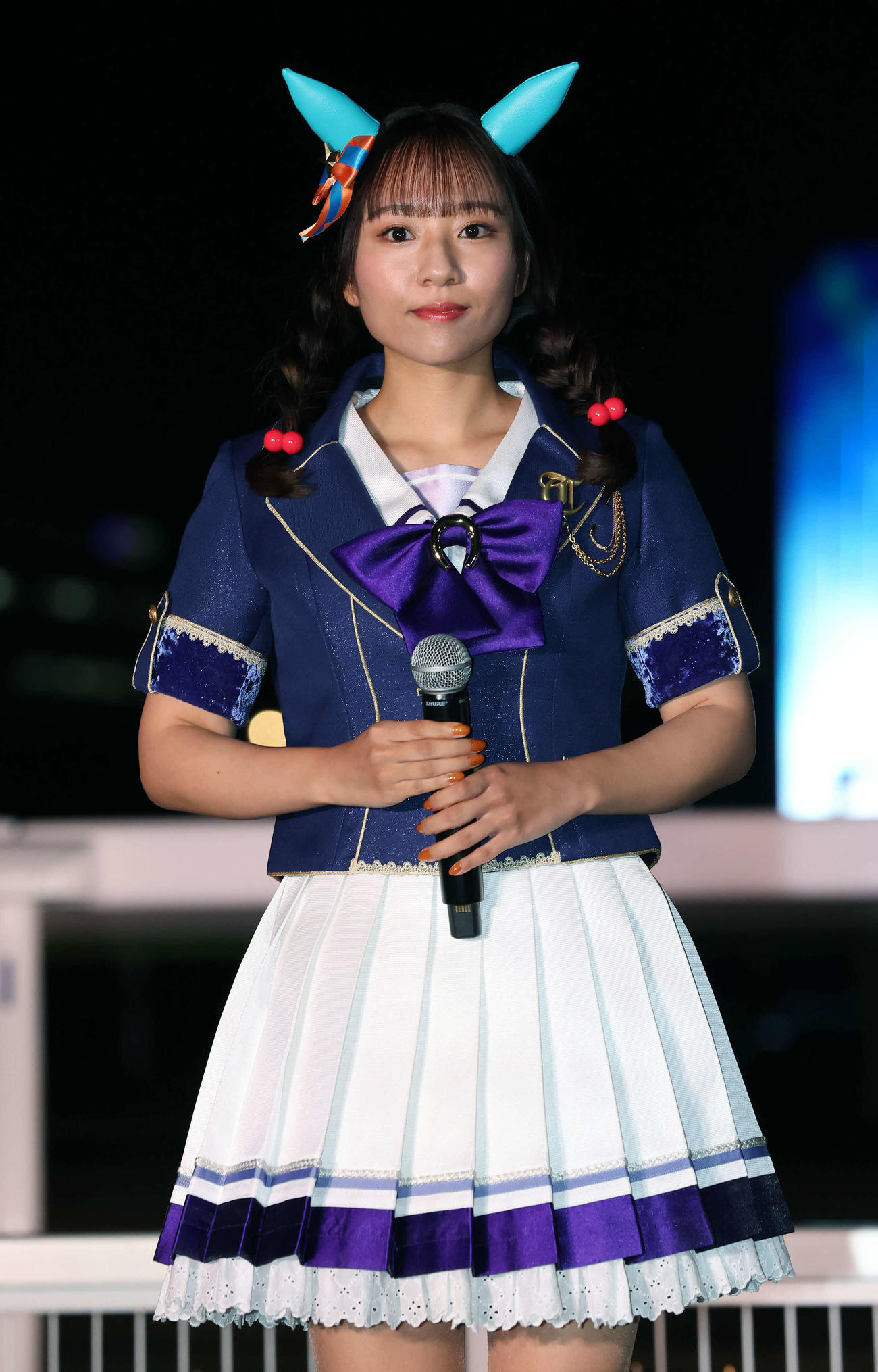 ホッコータルマエ役の菊池紗矢香（撮影・丹羽敏通）