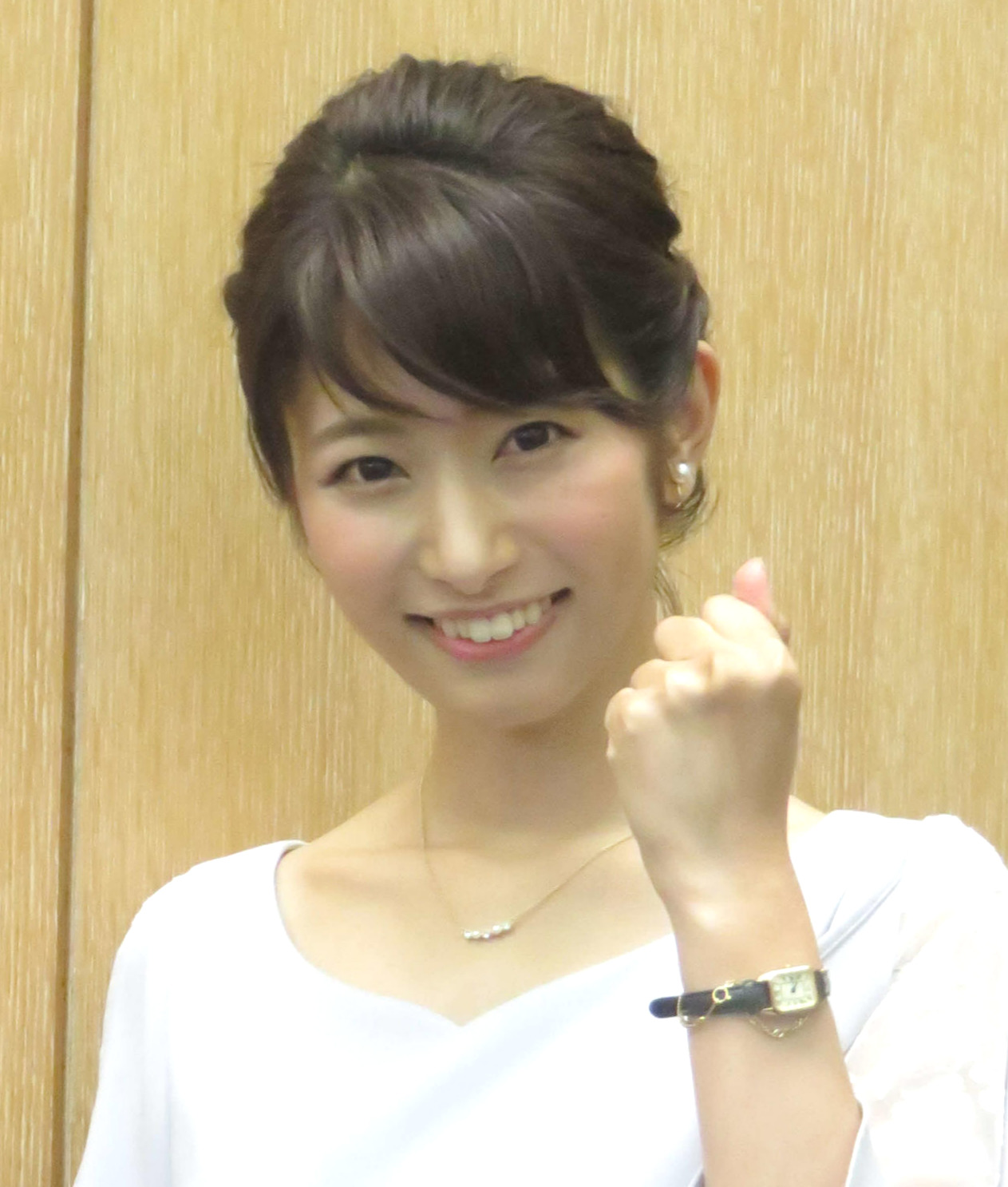 海老原優香アナウンサー（2017年9月4日撮影）