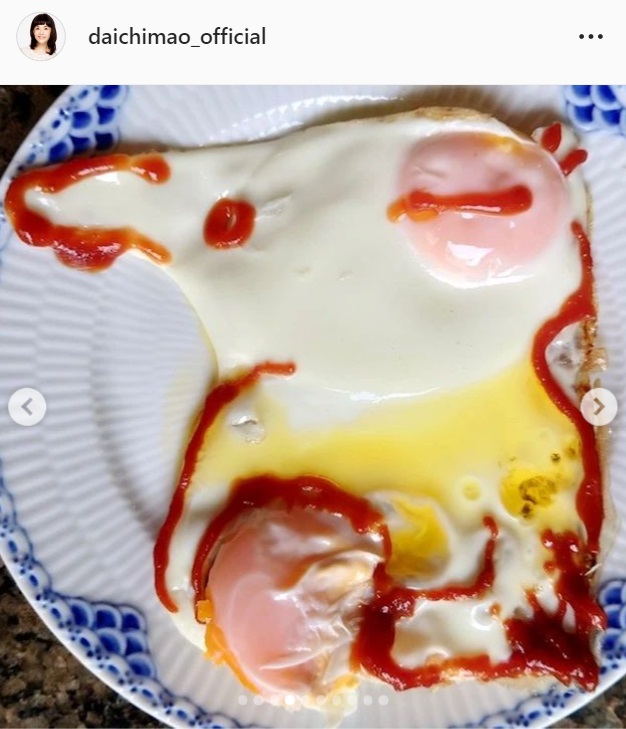 大地真央のインスタグラムより