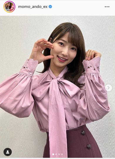 安藤萌々インスタグラムより