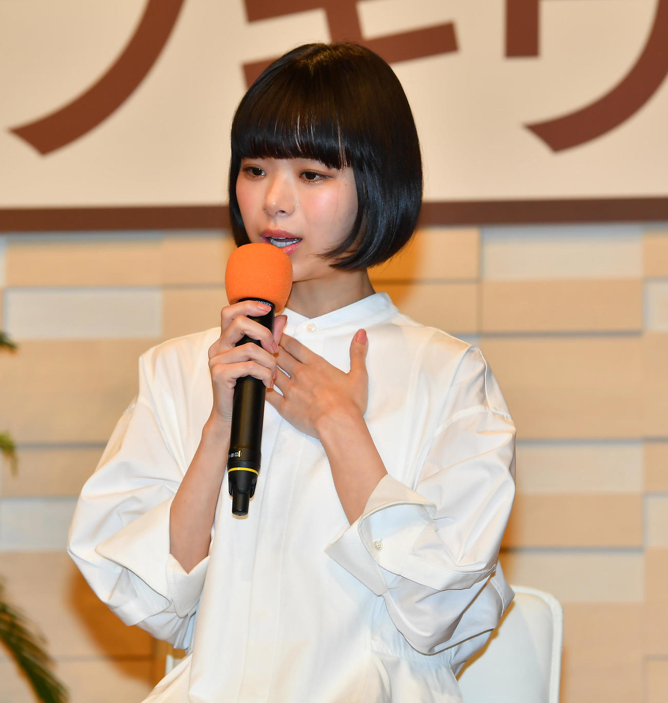 連続テレビ小説「ブギウギ」のヒロインに決まった趣里（撮影・清水貴仁）
