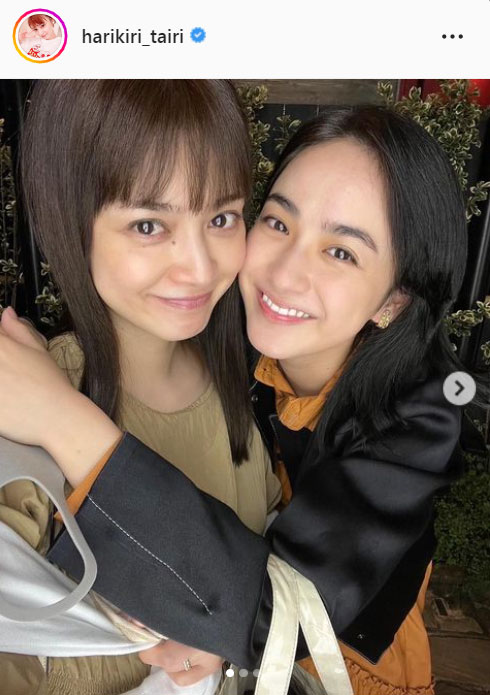 平愛梨（左）と平祐奈（平愛梨のインスタグラムより）