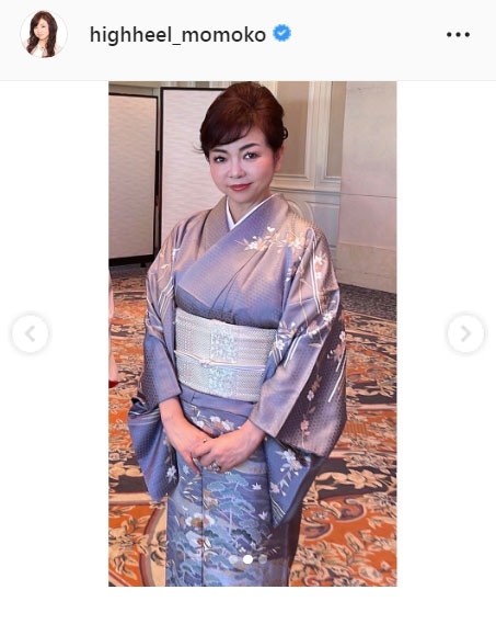 ハイヒール・モモコのインスタグラムより