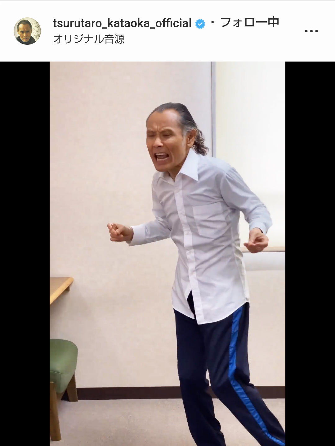 片岡鶴太郎のインスタグラムより
