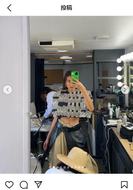 ローラのインスタグラムより