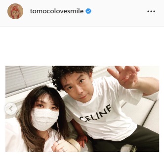 海原ともこと前田耕陽の夫婦ツーショット（海原ともこのインスタグラムより）