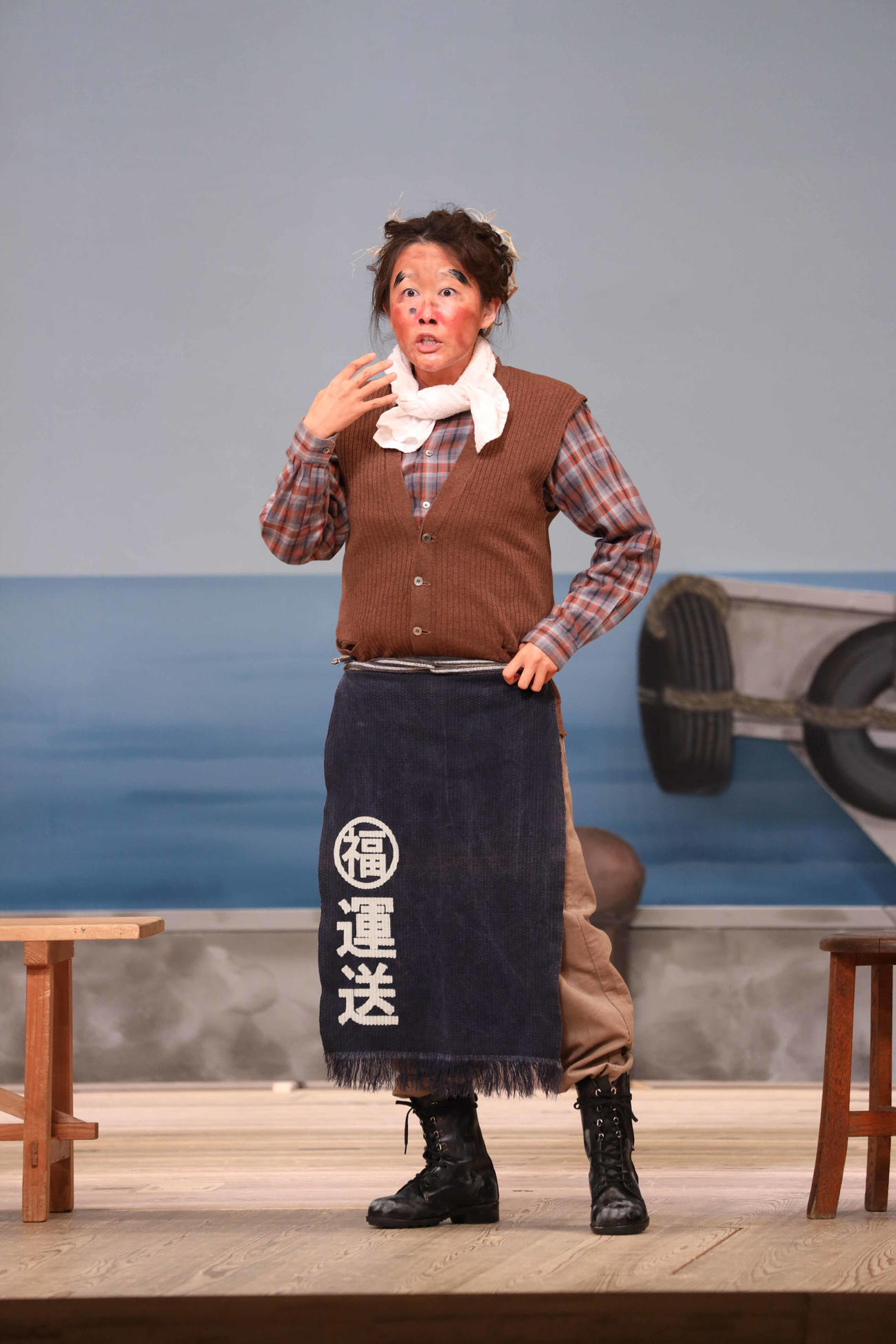 「えくぼ」で秋子を演じる曽我廼家いろは（提供・松竹）