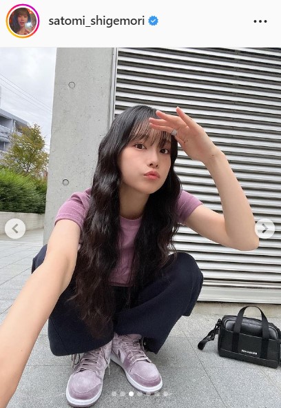 重盛さと美のインスタグラムより