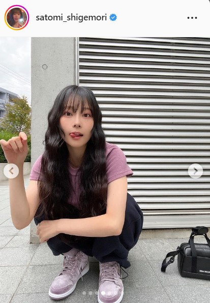 重盛さと美のインスタグラムより