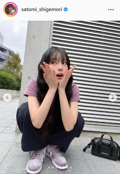 重盛さと美のインスタグラムより