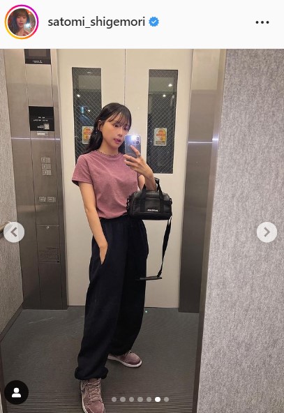 重盛さと美のインスタグラムより