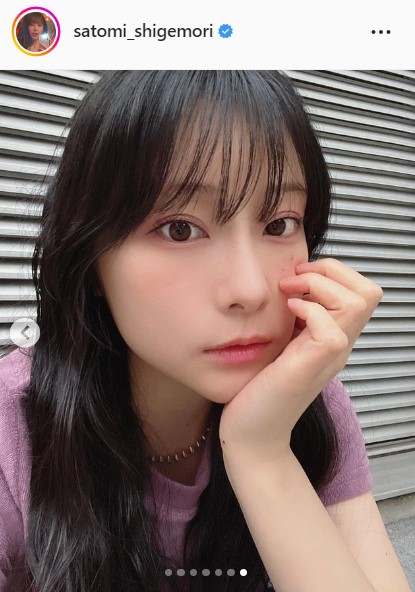 重盛さと美のインスタグラムより