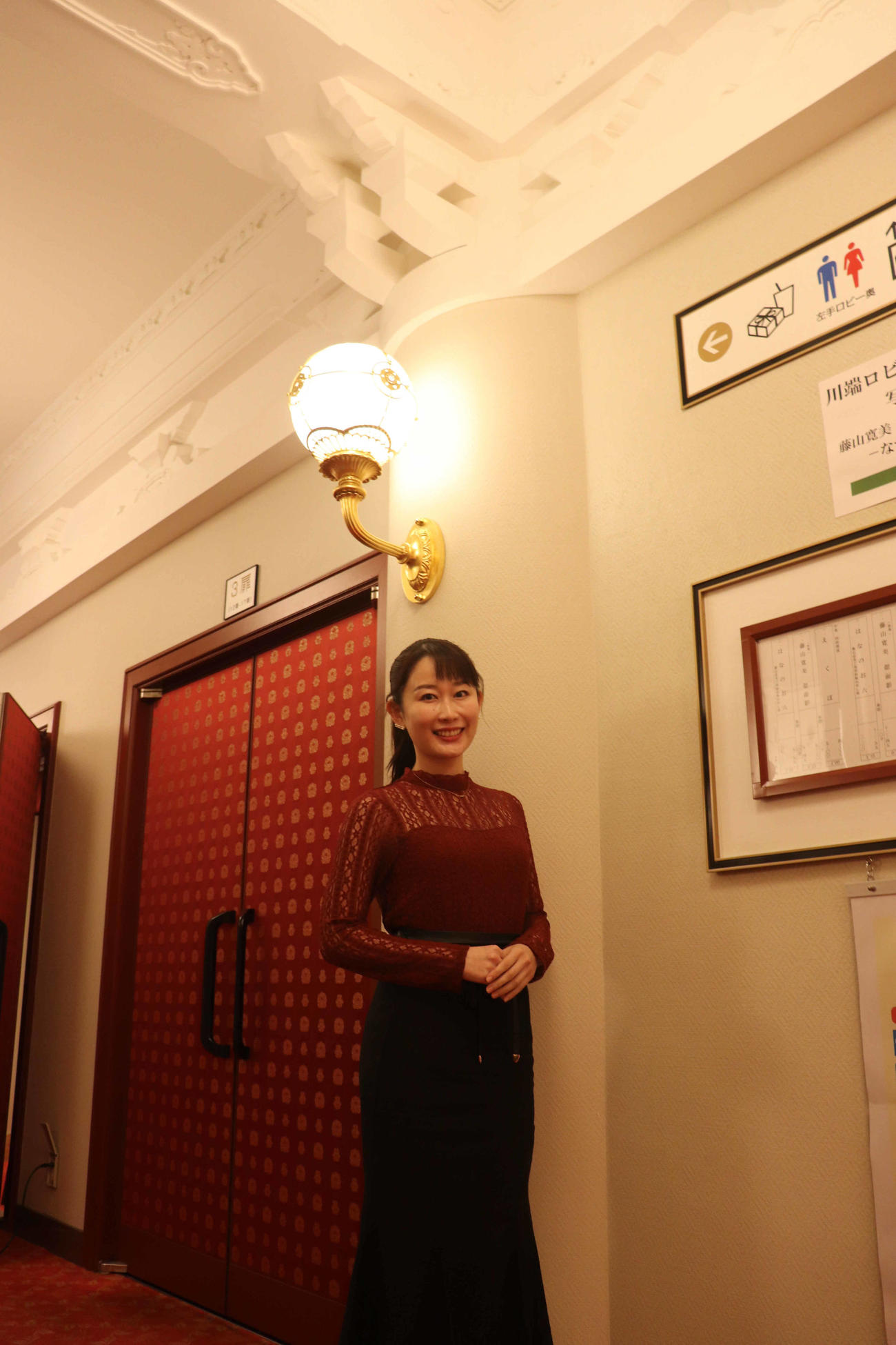 取材に応じた曽我廼家いろは（撮影・竹本穂乃加）