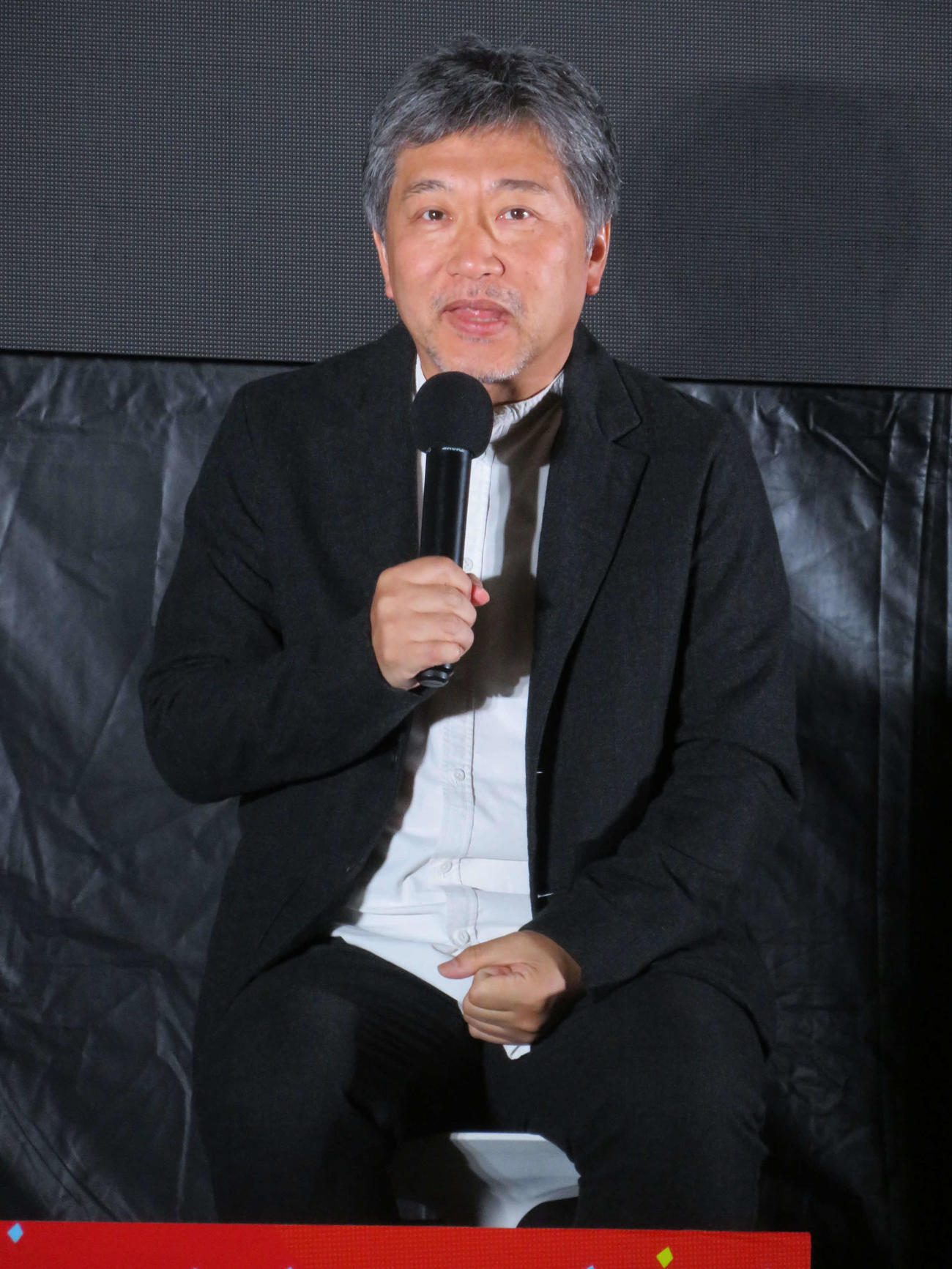 第4回トロント日本映画祭in日比谷に登場した是枝裕和監督（撮影・村上幸将）