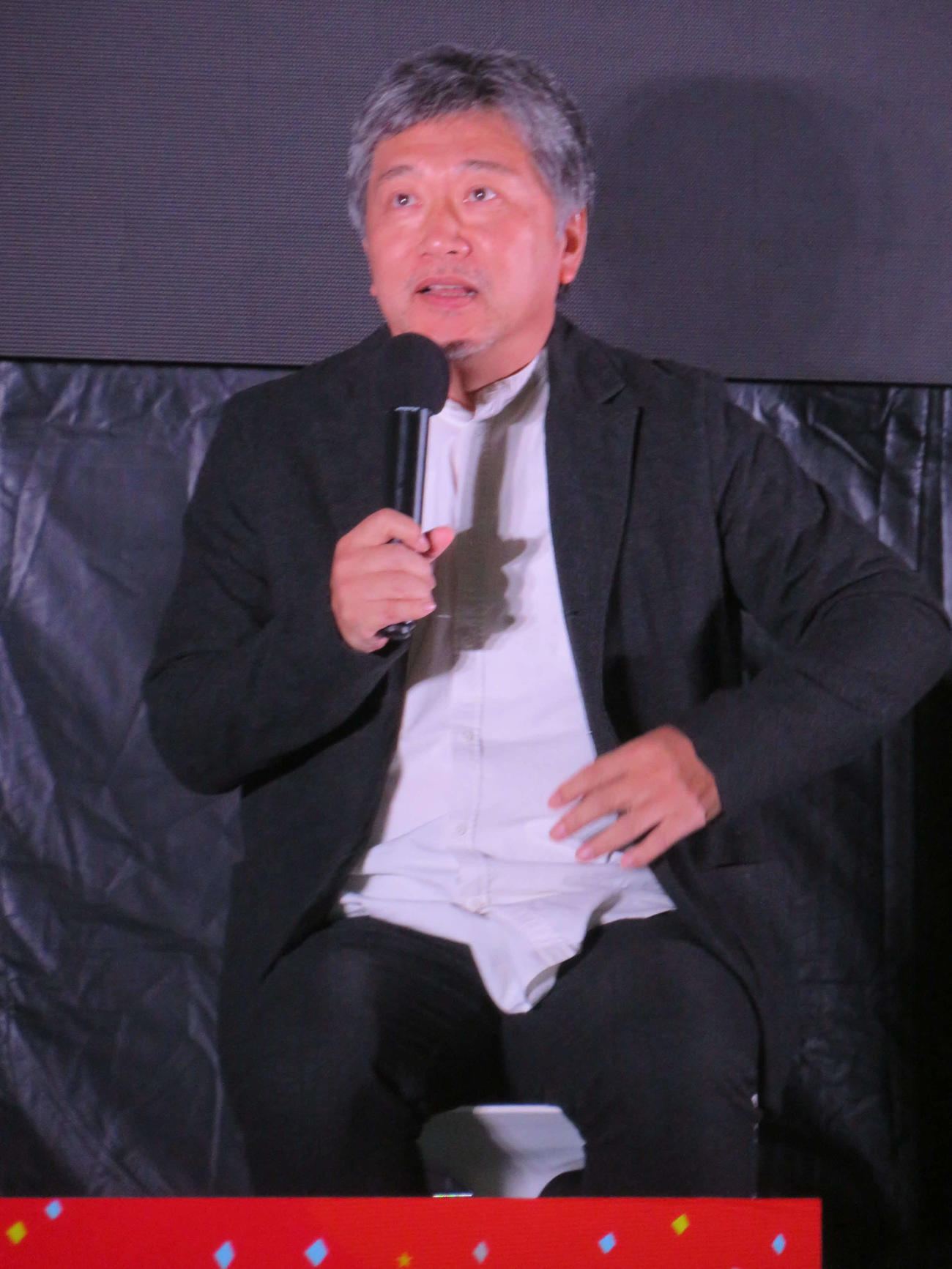 第4回トロント日本映画祭in日比谷に登場した是枝裕和監督（撮影・村上幸将）