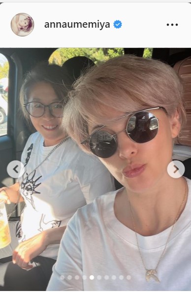 梅宮アンナのインスタグラムより