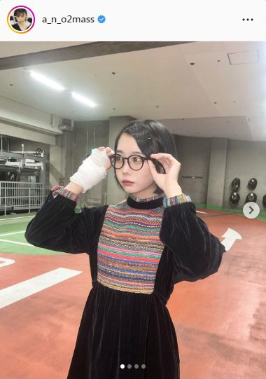あののインスタグラムより