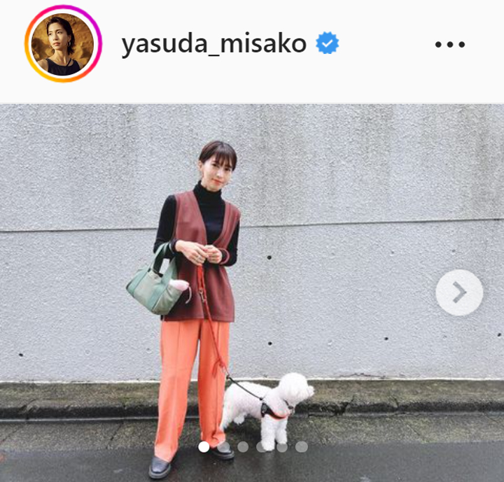 安田美沙子のインスタグラムより