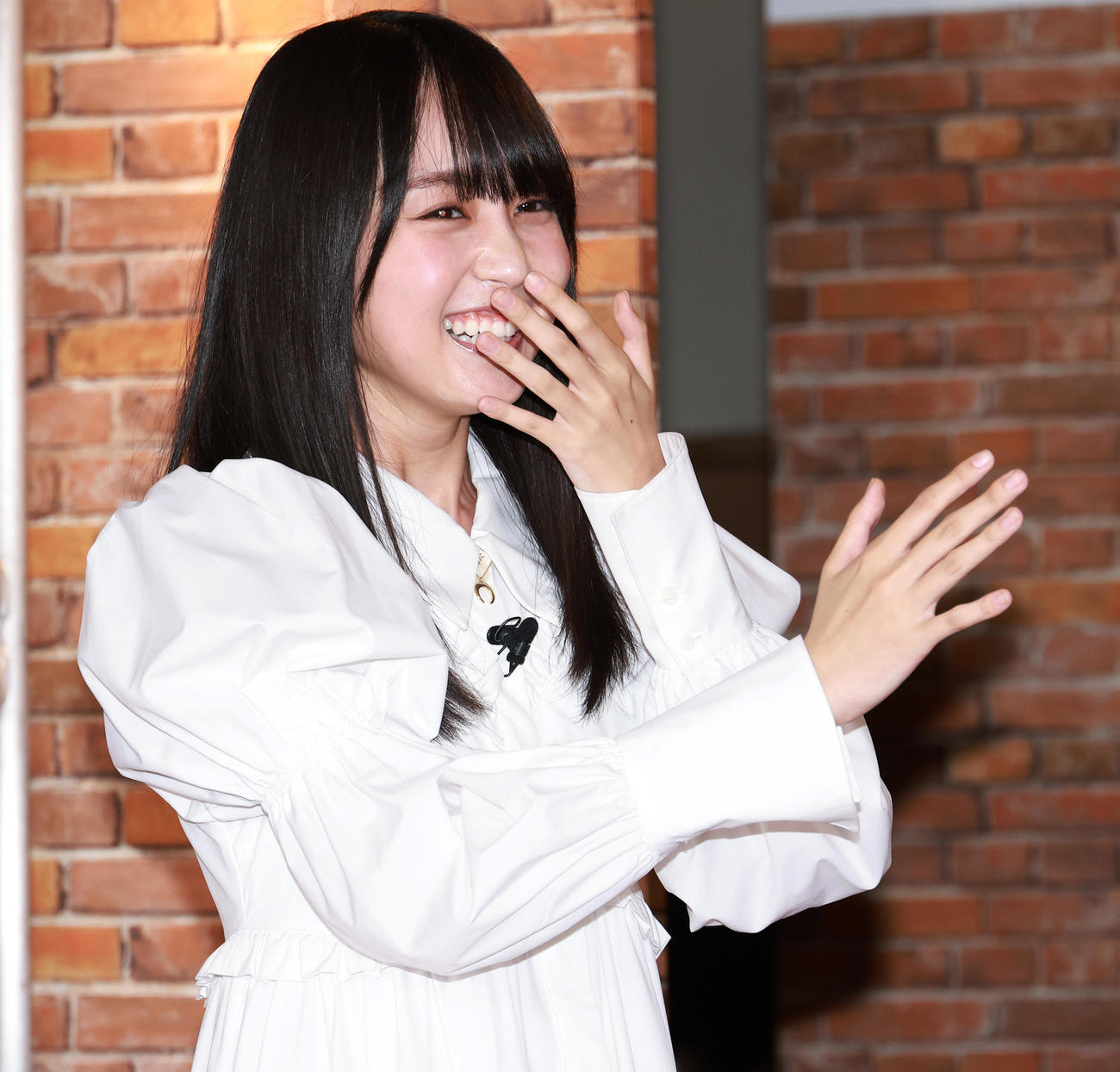 リアルじゃんけんで優勝した賀喜遥香（撮影・中島郁夫）