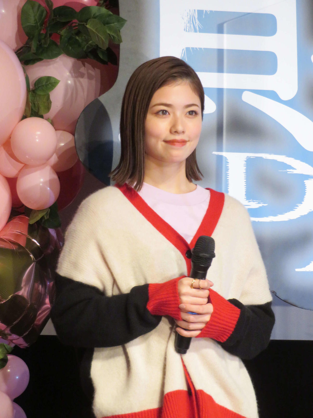 映画「貞子DX」公開直前イベントに出席した小芝風花（撮影・村上幸将）