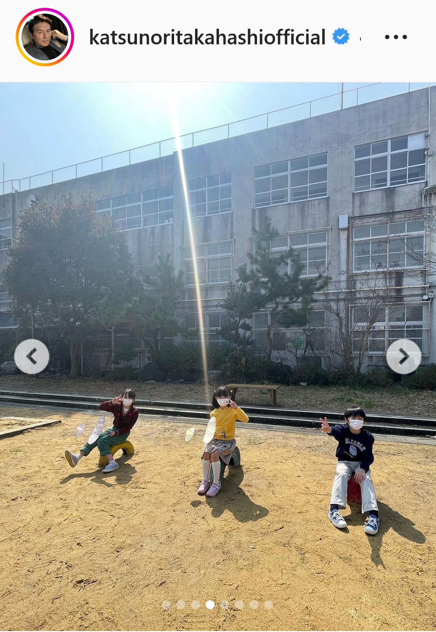 高橋克典のインスタグラムより