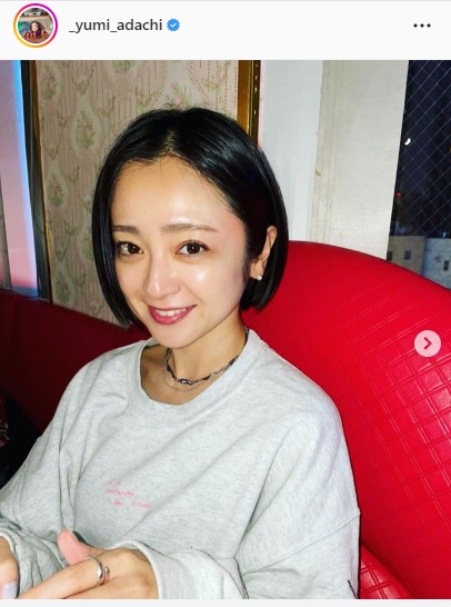 安達祐実インスタグラムより