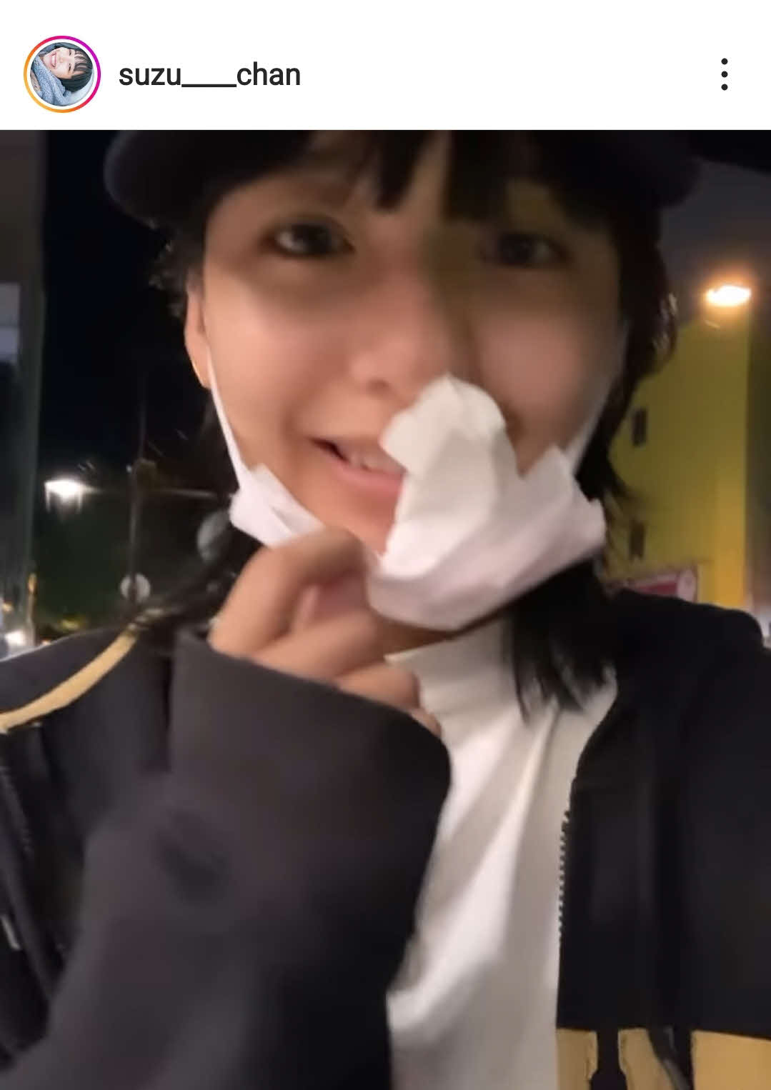 山之内すずインスタグラムより