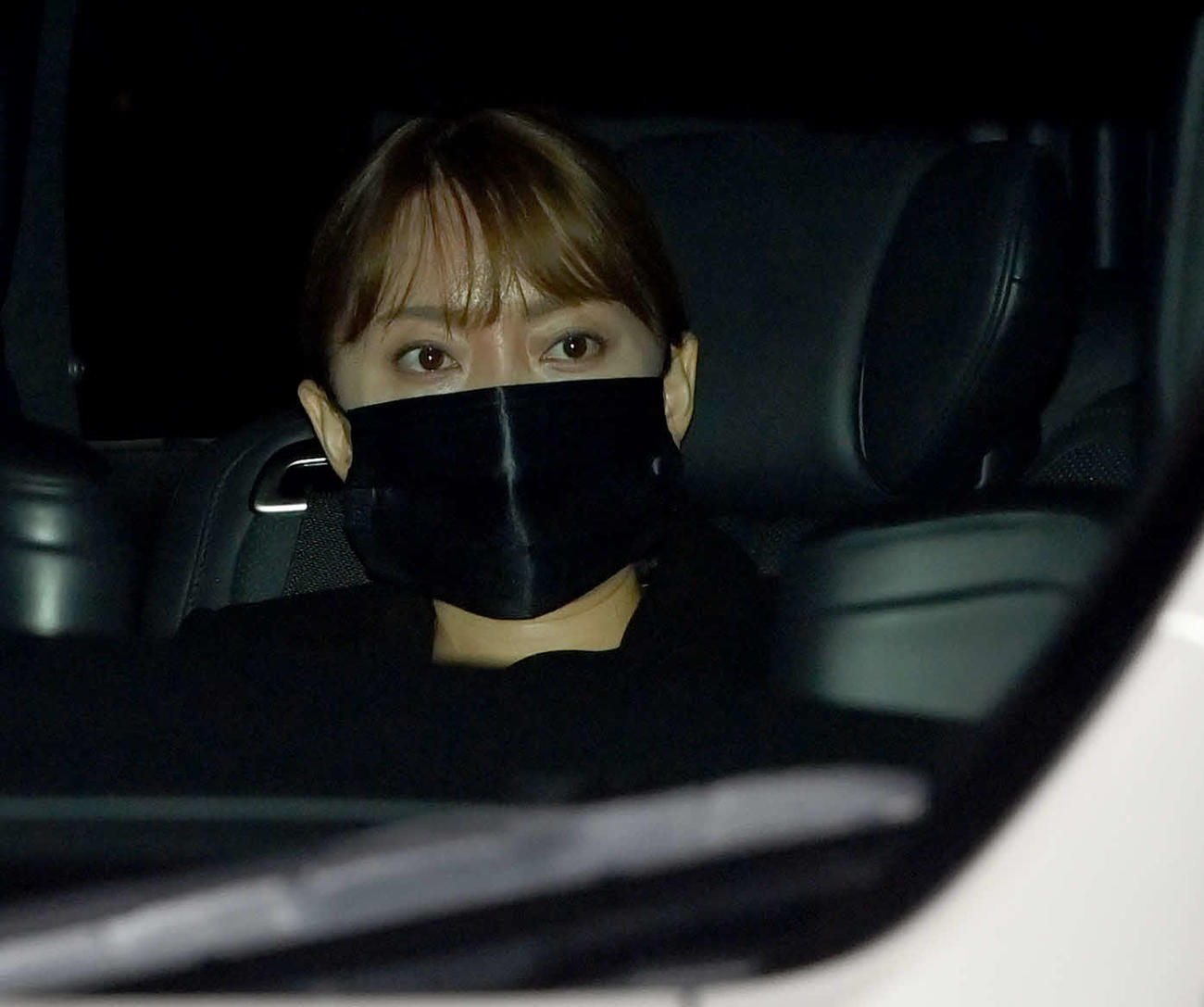 仲本工事さんの通夜に駆けつけた加藤茶の妻でタレントの加藤綾菜（撮影・たえ見朱実）