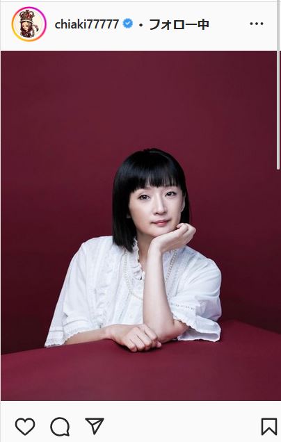 千秋のインスタグラムより