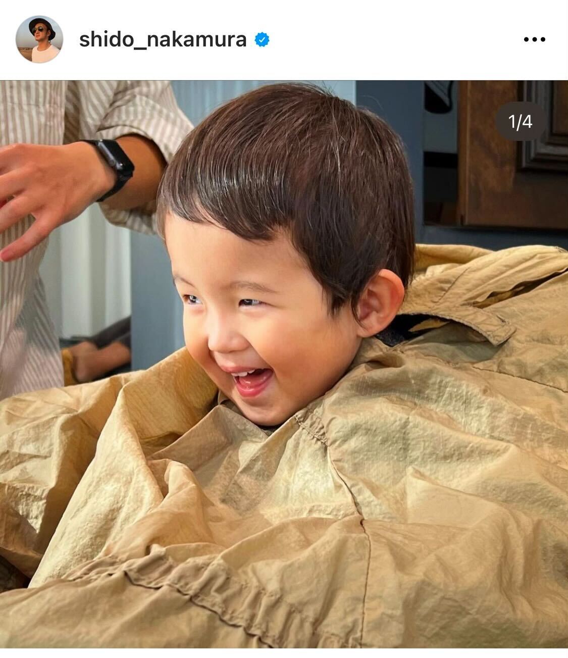 中村獅童のインスタグラムより