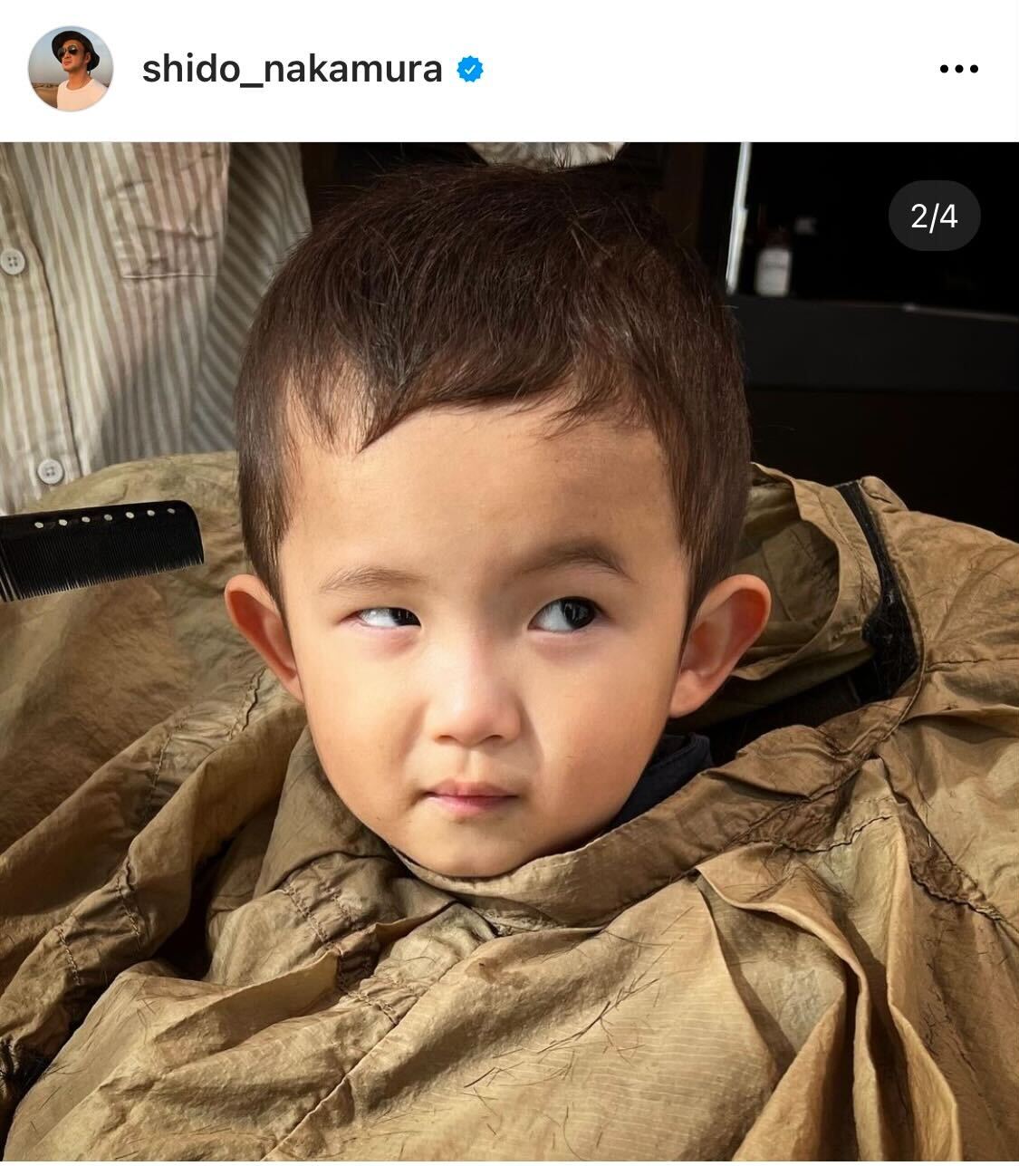 中村獅童のインスタグラムより