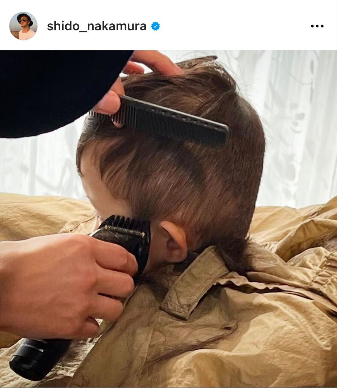 中村獅童のインスタグラムより