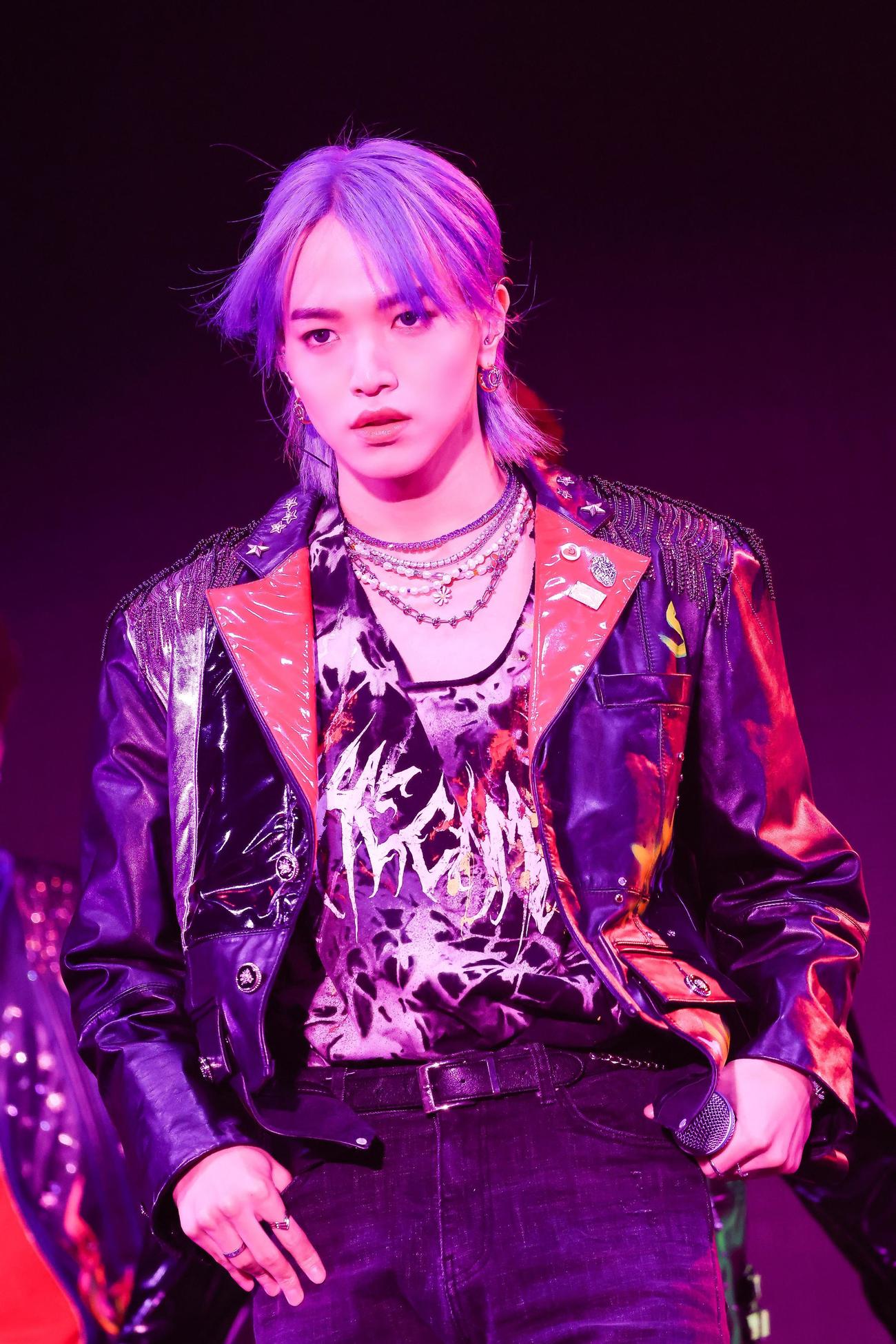 初のアリーナツアーのファイナル公演を行ったJO1の大平祥生（C）LAPONE ENTERTAINMENT
