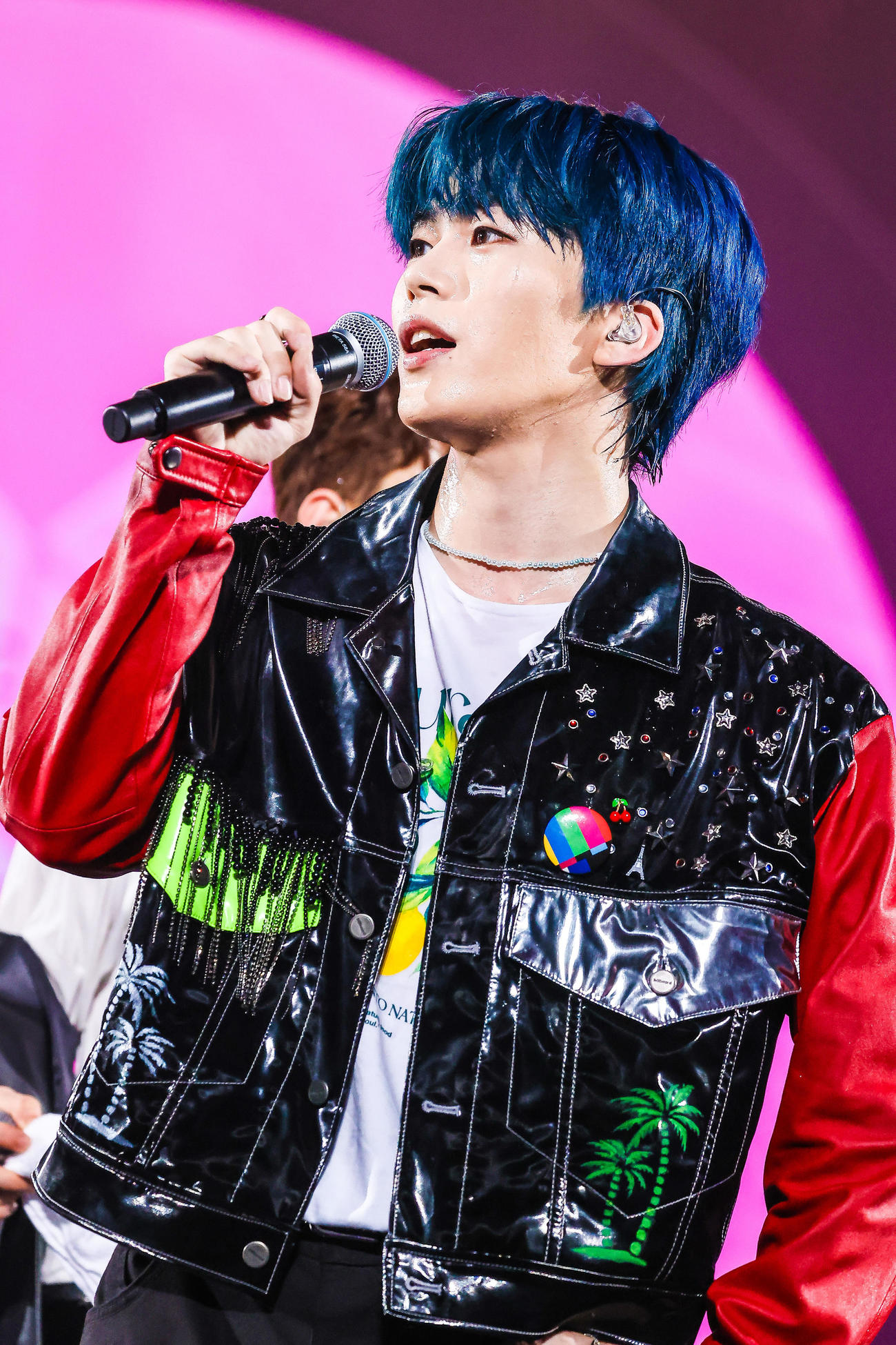 初のアリーナツアーのファイナル公演を行ったJO1の木全翔也（C）LAPONE ENTERTAINMENT