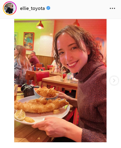 豊田エリーのインスタグラムより