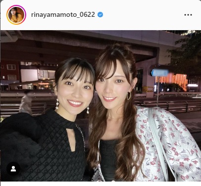 山本里菜インスタグラムより
