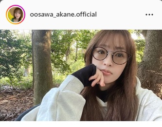 大沢あかねインスタグラムより