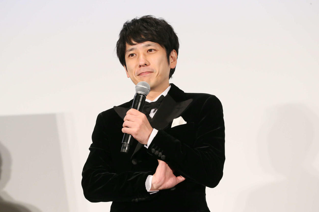 映画「ラーゲリより愛を込めて」ワールドプレミア舞台あいさつに登壇した二宮和也