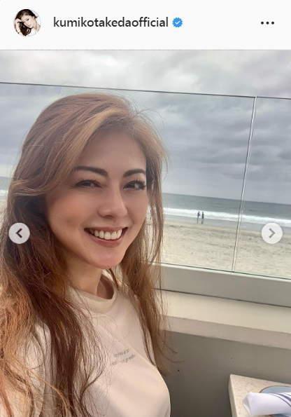 武田久美子のインスタグラムより