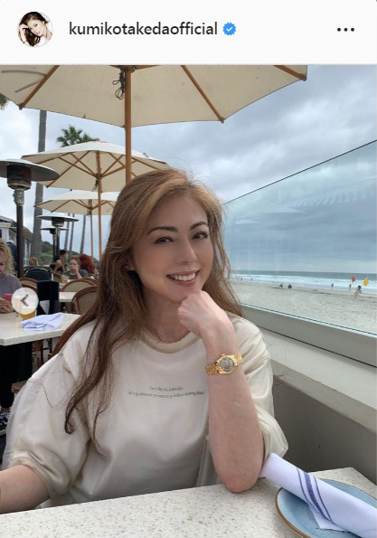 武田久美子のインスタグラムより