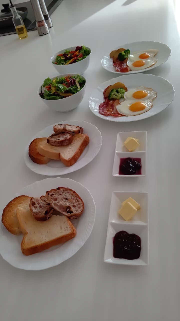 撮影現場ではらさんがフードコーディネートした料理
