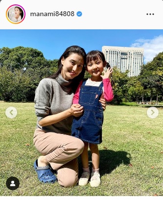 橋本マナミインスタグラムより