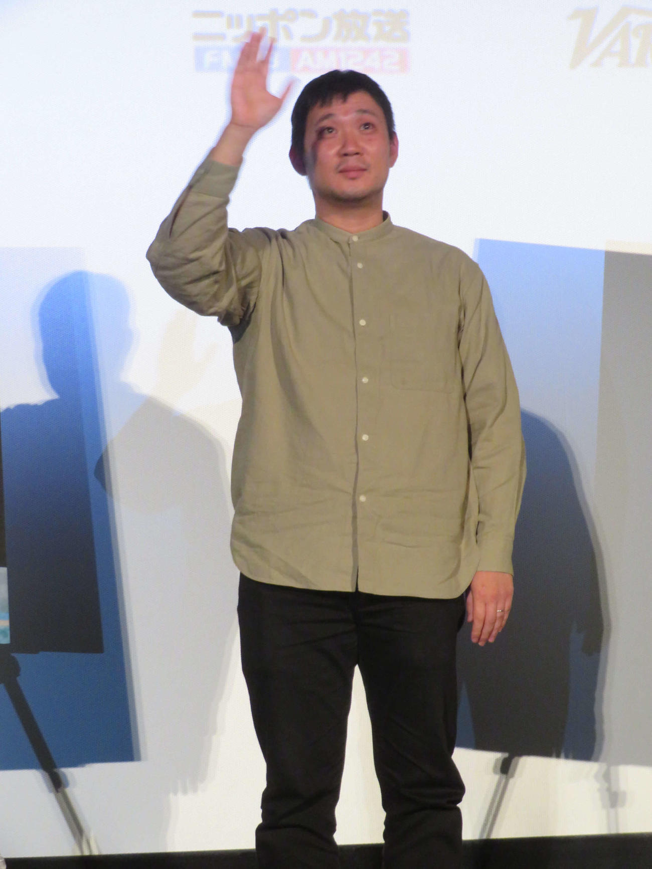 東京国際映画祭で上映された台湾映画「エドワード・ヤンの恋愛時代　レストア版」トークショーに登壇した濱口竜介監督（撮影・村上幸将）