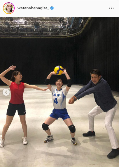 渡邊渚アナのインスタグラムより