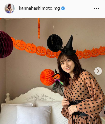 橋本環奈のインスタグラムより