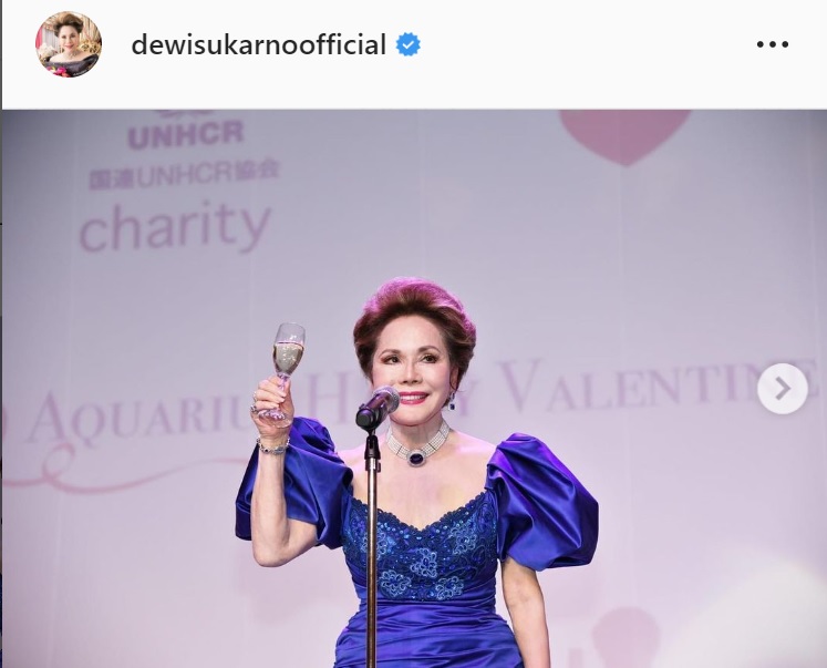 デヴィ夫人のインスタグラムより