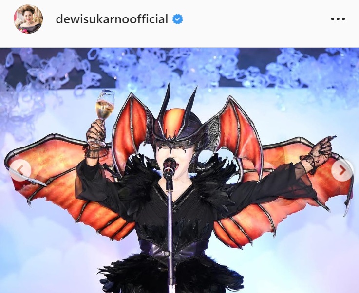 デヴィ夫人のインスタグラムより